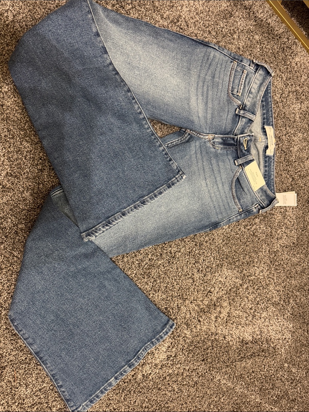 Hollister Light Blue Wide-Leg Jeans